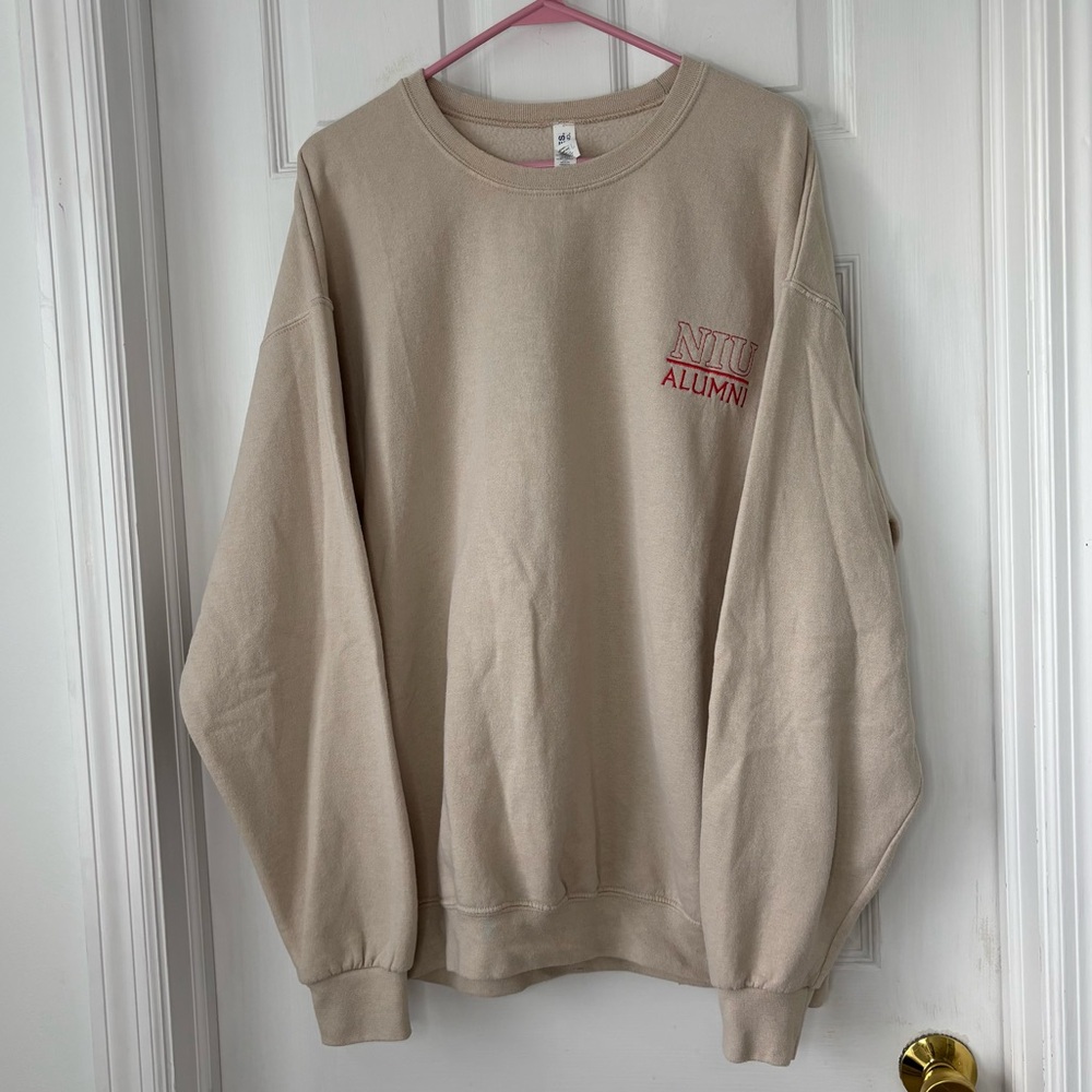 Northern Illinois University NIU Alumni Tan Crewneck Sweatshirt